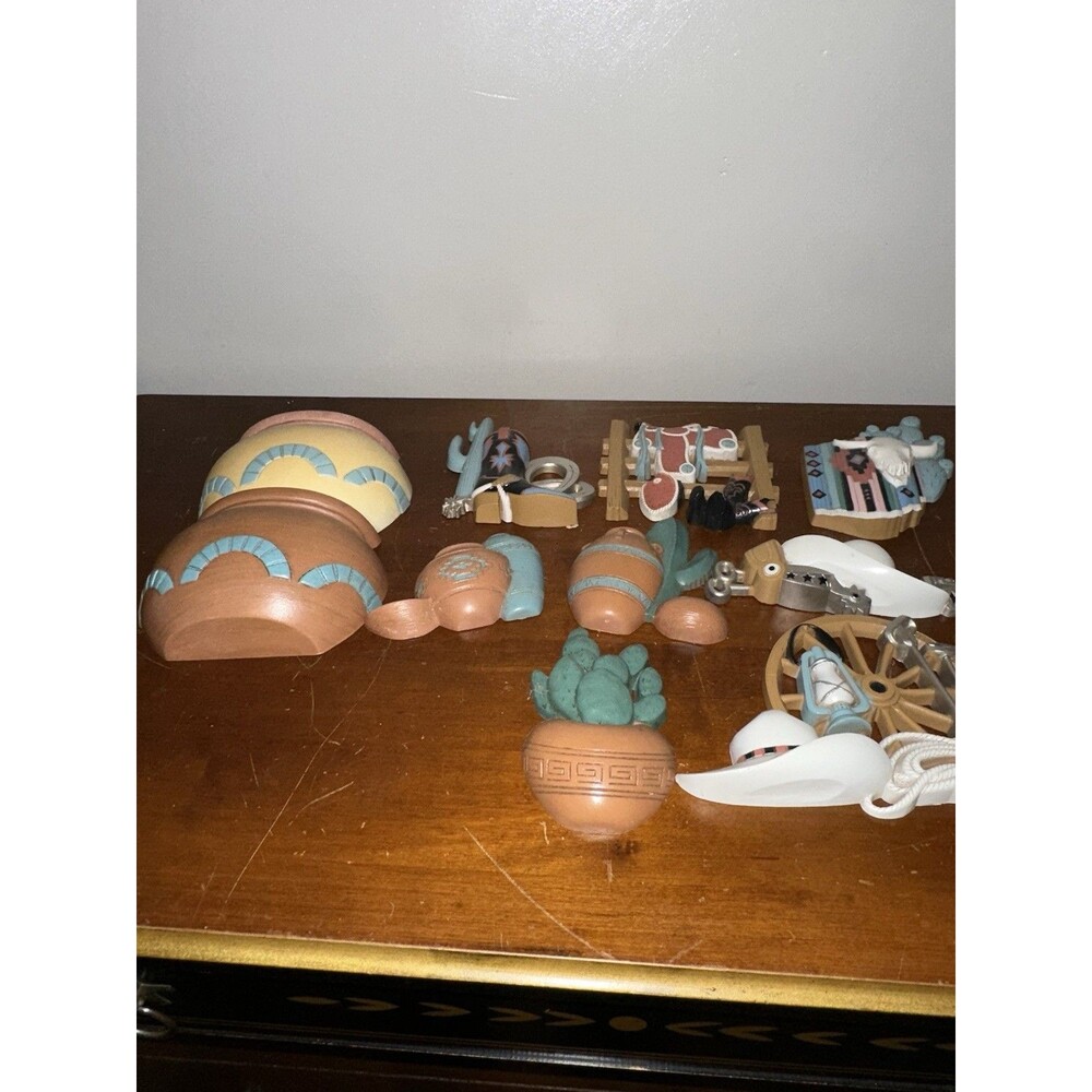 VTG 10 Piece Vintage Burwood Home Interiors Southwest Western Wall Decor